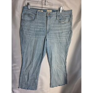 Universal Thread Ankle Bootcut Jeans Women  Light Blue Light Slim High